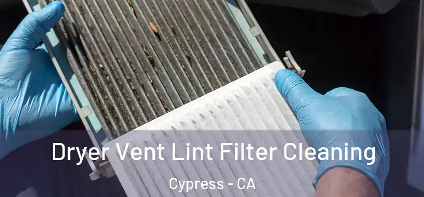 Dryer Vent Lint Filter Cleaning Cypress - CA