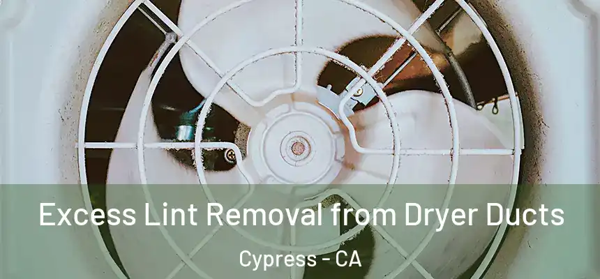  Excess Lint Removal from Dryer Ducts Cypress - CA